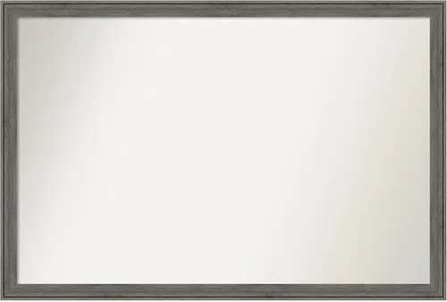 Miniatura 158 de Amanti Art Espejo personalizado, espejo de baño gris plomo a rayas, espejo de pared o espejo de tocador de baño sobre el fregadero