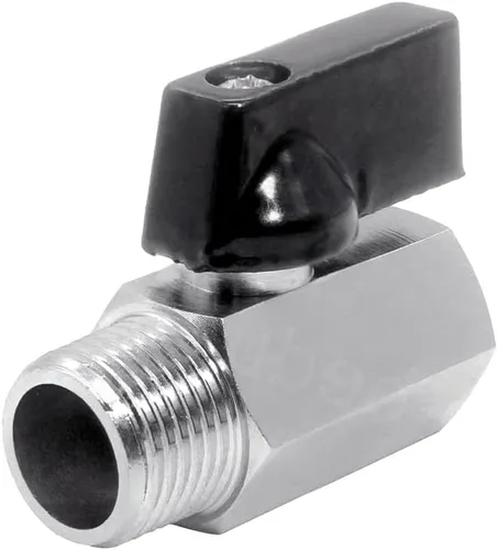 Miniatura 5 de Beduan Válvula de Bola Mini de Latón de 1/2" NPT Válvula de Cierre Hembra x Macho