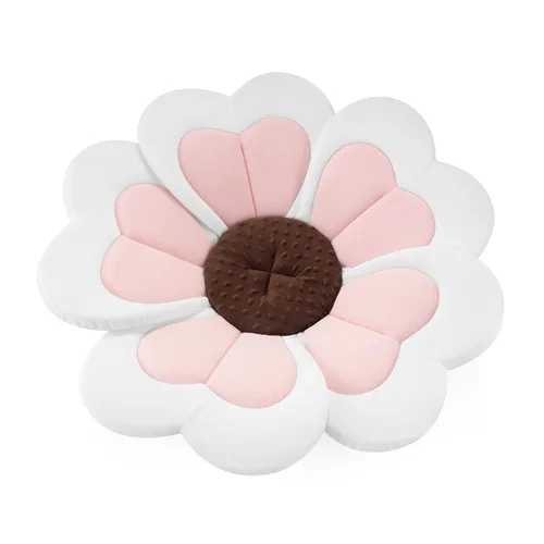PandaEar Almohadilla de baño para bebé recién nacido, asiento de baño de bebé a niños pequeños de 0 a 6 meses en adelante, pétalos de flores suaves