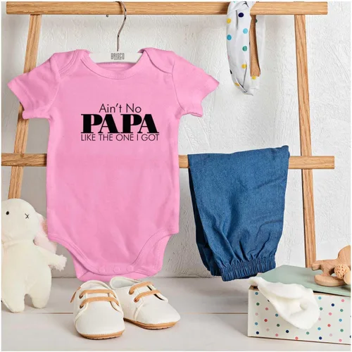 Miniatura 3 de Brisco Brands Ain't No Papa Like The One I Got Baby Romper Niños o Niñas