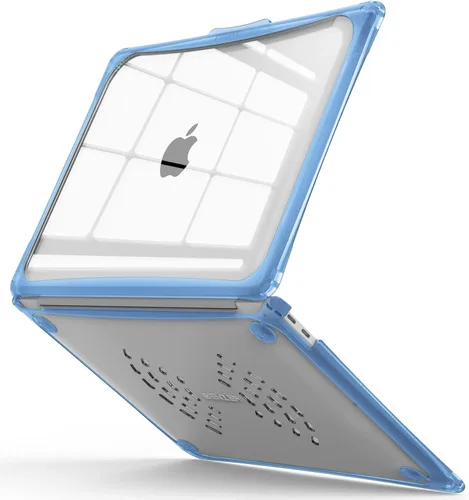 Miniatura 16 de IBENZER Hexpact AT13-BK - Funda compatible con MacBook Air de 13 pulgadas 2022 2021 2020 M1 A2337 A2179 A1932, funda protectora resistente