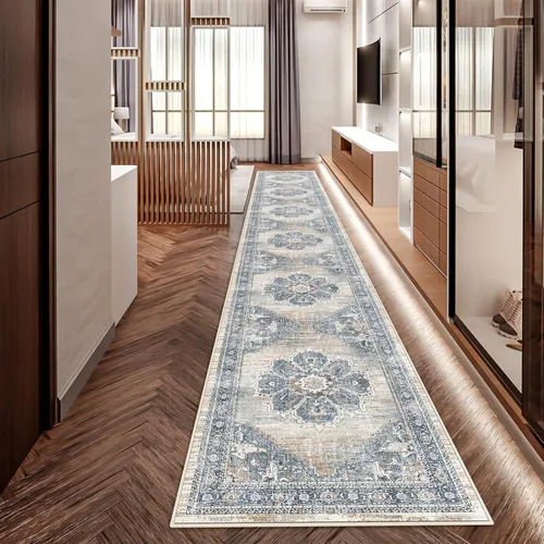 Miniatura 43 de YOUFORTONG Alfombras Corredoras de 2x10 para Pasillos, Alfombra de Cocina Suave, Alfombra Corredera Antideslizante con Respaldo de Goma para Baño
