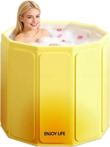 Miniatura 10 de Bañera portátil, bañera de hielo caliente, sin inflado, ducha, baño, spa, bañera plegable, sin instalación para el hogar y al aire libre