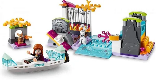 Miniatura 3 de LEGO Disney Frozen II Expedición en Canoa de Anna 41165 Kit de Construcción de Aventura Congelada (108 Piezas)