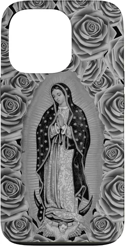 Miniatura 10 de Funda para iPhone 14 Pro Max Our Lady Virgen De Guadalupe Virgen María Floral