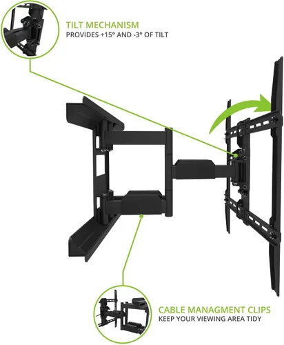 Miniatura 3 de Kanto LDX640 - Soporte para televisores de 34 a 65 pulgadas