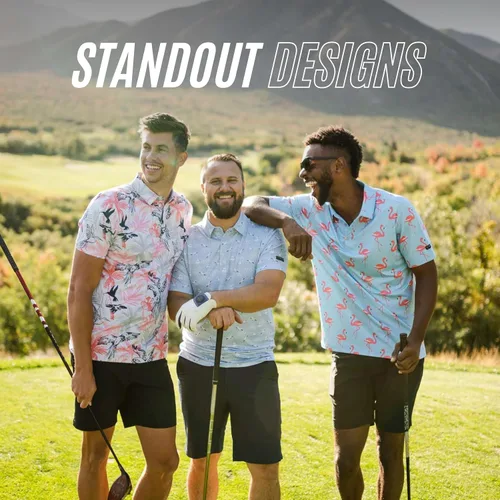 Miniatura 7 de YATTA GOLF - Camiseta polo de golf de alto rendimiento para hombre