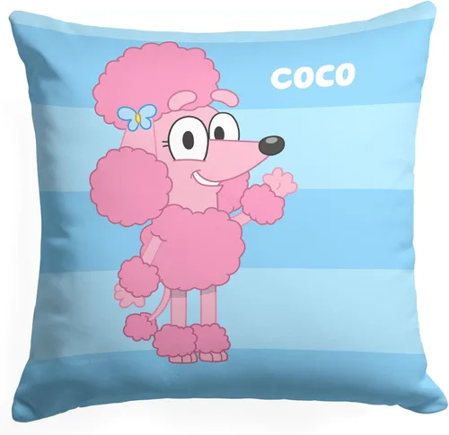Miniatura 8 de NORTHWEST Bluey Pillow, 18 x 18 pulgadas, rollo de llamada Bluey Roll Call Bluey