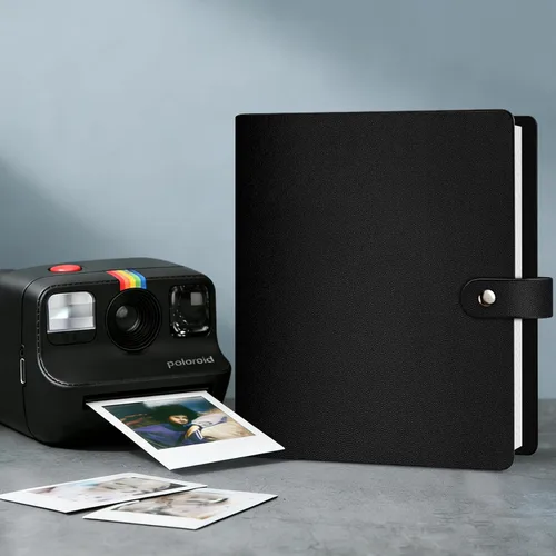 Miniatura 2 de Álbum de fotos de 320 bolsillos para cámara Polaroid Go Everything Box y película instantánea, se adapta al álbum de fotos Polaroid Go, color negro