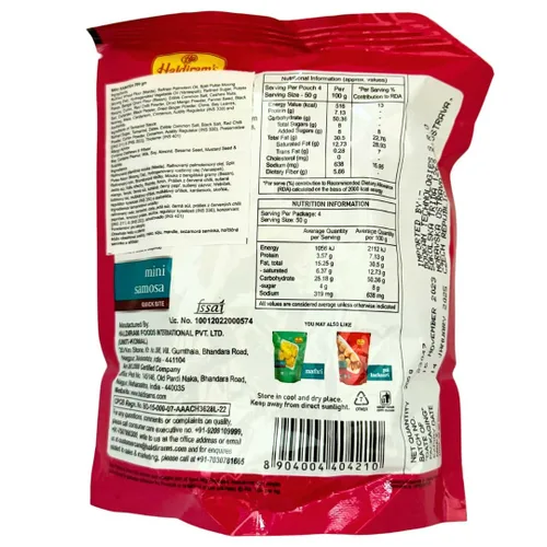 Miniatura 2 de Haldiram 's Samosa - 7.05 oz (4 unidades)
