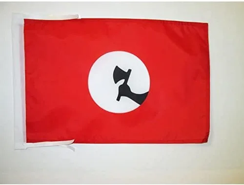 Miniatura 699 de Bandera de México AZ FLAG, 45.7 x 30.5 cm, con cordones - Pequeñas banderas mexicanas de 30 x 45 cm - Bandera de 45.7 x 30.5 cm