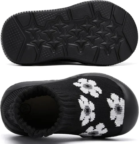Miniatura 3 de MORENDL Calcetines de bebé, zapatos antideslizantes para primeros pasos para niños y niñas
