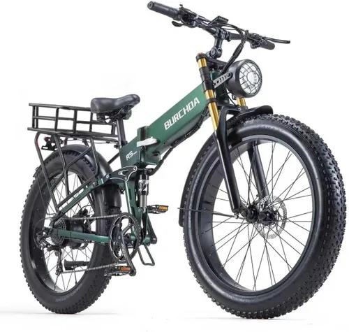 Miniatura 21 de 2026 AWD Electric Bike for Adults Dual Motor 5000W/3000W/1500W Peak 40MPH/30MPH Fast Ebike, Up to 65 /90 /160 Miles Long Range, 26" Full Suspension
