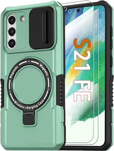 Miniatura 123 de Funda magnética para Samsung Galaxy Note 20 Ultra con soporte de anillo [con protector de pantalla] [Compatible con carga inalámbrica MagSafe] Funda