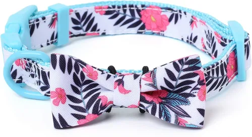 Miniatura 20 de Mile High Life Collares para perras hembras Lindo collar bandana Collares de tela de polialgodón suave para perros medianos Patrón de flores