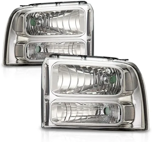 Miniatura 24 de G-PLUS Faros delanteros delanteros para Ford F250 F350 F450 F550 Super Duty 1999-2004; compatible con Ford Excursion 2000-2004 lente transparente