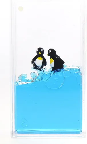 Miniatura 2 de PowerTRC Pisapapeles de pingüino líquido Juguete calmante y relajante Juguetes para autismo Juguetes de escritorio