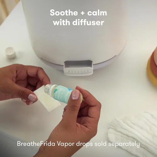 Miniatura 6 de Frida Baby 3-en-1 XL Humidificador de relleno superior para dormitorio, alivio de resfriado y gripe, humidificador de niebla fría de tanque de 6L +