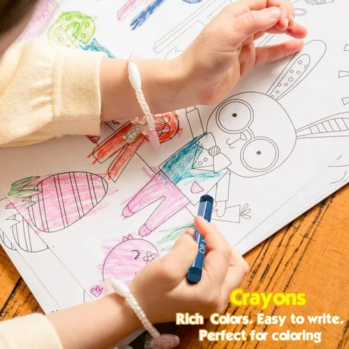 Miniatura 3 de 297 piezas de suministros de arte, kit de arte de dibujo para niños, niñas, niños, adolescentes, artista, estuche de conjunto de arte con caballete