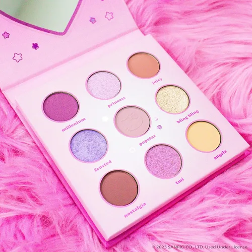 Miniatura 3 de The Crème Shop Hello Kitty Y2K Angel Baby Paleta de sombras de ojos, rosa