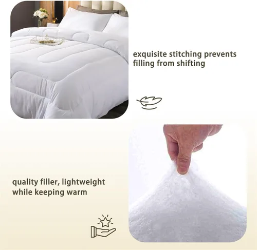 Miniatura 6 de Juego de ropa de cama de jejeloiu con diseño de ciervos y osos para niños y niños, edredón ultra suave para campistas, decoración feliz acampando