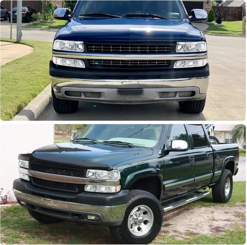 Miniatura 6 de DWVO Conjunto de faros delanteros y luces traseras compatibles con Chevy Silverado 1500/01-02 1999 2000 2000 2001 2002 Chevy Silverado 1500HD 2500HD