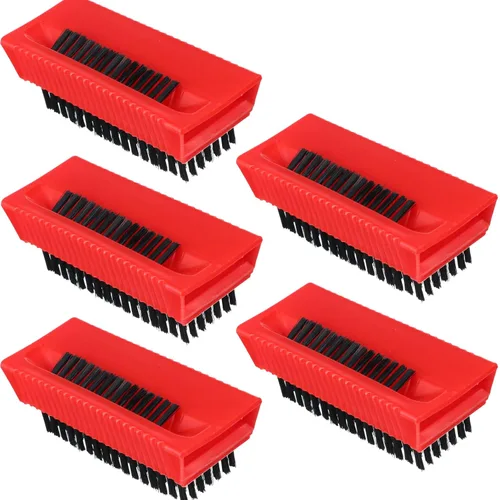 Miniatura 10 de 5 cepillos de uñas para limpiar las uñas, cepillos de mano para limpiar las uñas para hombres, cepillo no desechable, plástico resistente para manos