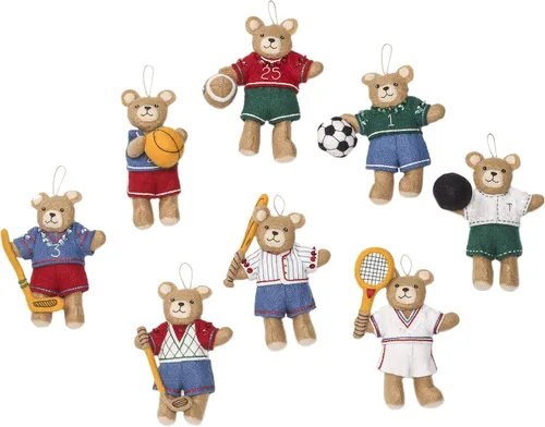 Miniatura 6 de Bucilla Kit de apliques de fieltro, kit de adornos navideños de 6 piezas, bajo el mar