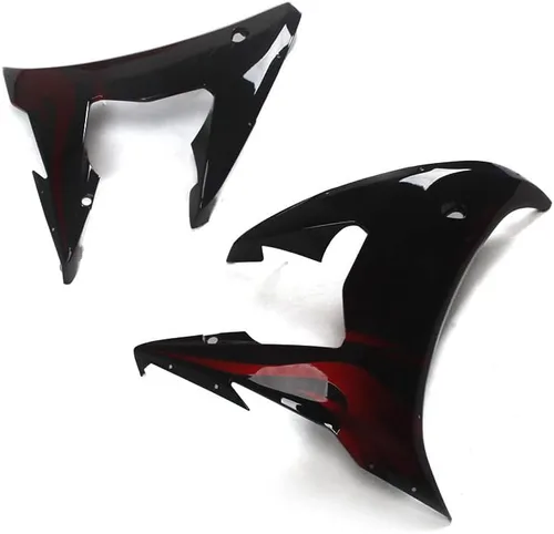 Miniatura 6 de Brillante rojo negro motocicleta carenados completos para Yamaha YZF-600 R6 R6S '06-09 2003 2004 YZF-R6 03 04 molde de inyección ABS cuerpo cuerpo