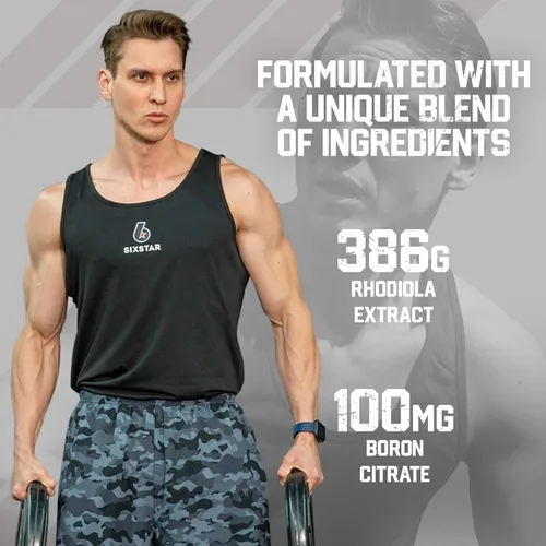 Miniatura 5 de Six Star Nutrition - Potenciador de testosterona para hombres con extracto de Rhodiola y citrato de boro - Suplementos de entrenamiento para hombres