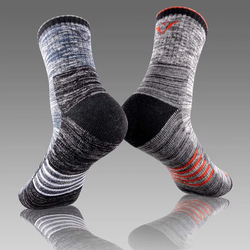 Miniatura 7 de FEIDEER Calcetines de senderismo para hombre, calcetines absorbentes de un cuarto de tripulación para hombre, deportes al aire libre, 345