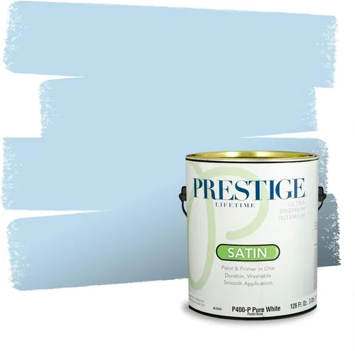 Miniatura 526 de Pintura Exterior + imprimación PRESTIGE, todo-en-uno, 1 galón, acabado mate, color comparable al Valspar* Royal Gray* VS151-Gris real