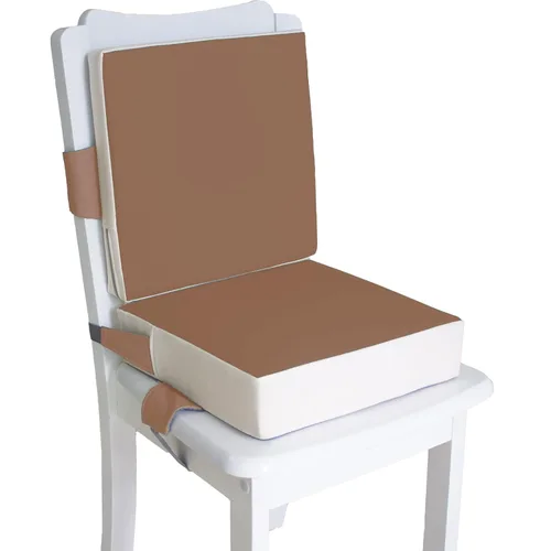 Eiury Asiento elevador para mesa de comedor, PU antiarañazos fácil limpieza niños asiento elevador para mesa, cojín de aumento de viaje portátil