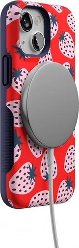 Miniatura 6 de Funda Casely para iPhone 13 Mini Eligiría Contigo Fresa Roja Compatible con MagSafe Diseño Protector Audaz Te elegiría Fresa Roja
