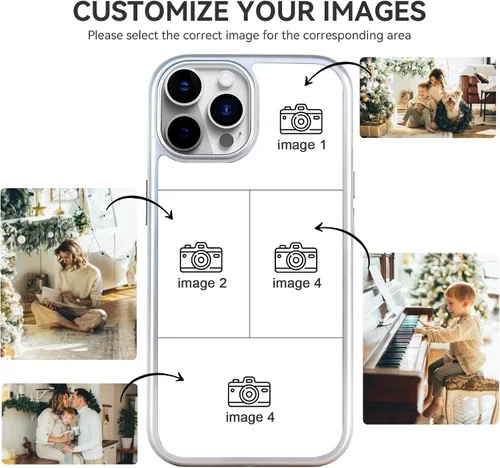 Miniatura 3 de Funda personalizada para iPhone 17, 16, 15, 14, 13, 12, 11 Pro/Max/Plus/XR, fundas personalizadas, diseña tu propia funda perfecta para fotos, 3