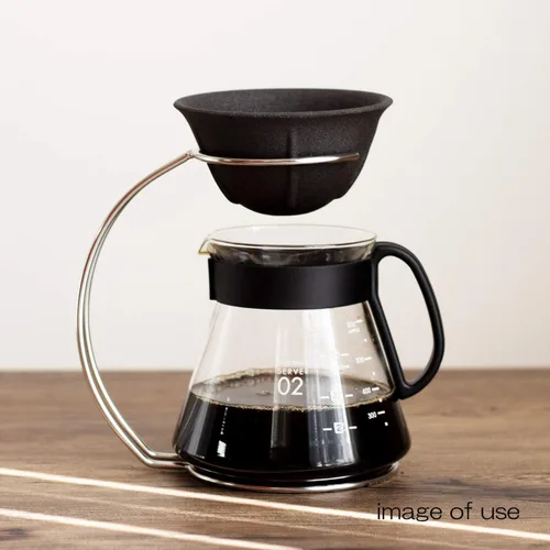 Miniatura 8 de Arita Ware NS-02 - Filtro de café de cerámica, pequeño, diámetro aproximado de 4,2 x 2,2 pulgadas (4.2 x 2.2 in), diseño de gotero ecológico