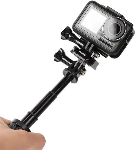 Miniatura 9 de PellKing Base de liberación rápida para trípode compatible con GoPro Hero 13 12 11 10 9 8 7 6 5 4 Session Max, Insta360 One R, DJI Osmo Action 5 4 3