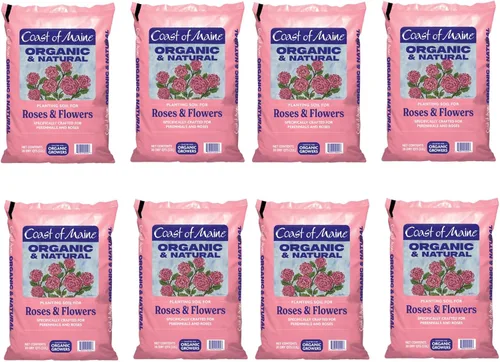 Miniatura 4 de Coast of Maine Suelo de plantación orgánico y natural para rosas y flores, suelo de jardín premium con estiércol compostado, turba de Sphagnum