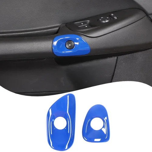 Miniatura 10 de Lcojicep Botón de interruptor de automóvil compatible con Corvette C6 Z06 ZR1 2005-2013 interruptor de puerta de bloqueo de botón de interruptor