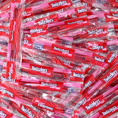 Miniatura 6 de Twizzlers Pull 'n' Peel - Paquete a granel de cereza, 1 libra (aproximadamente 35 piezas) - Divertido y delicioso caramelo de regaliz con sabor a