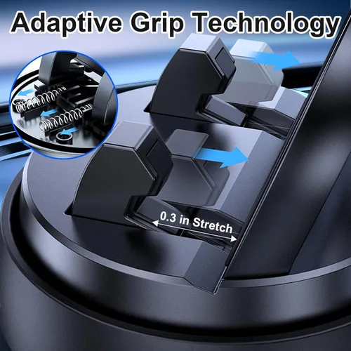 Miniatura 4 de Soporte para teléfono de coche, soporte de adsorción fuerte para coche, soporte móvil giratorio de 360 grados con base antideslizante, sin necesidad