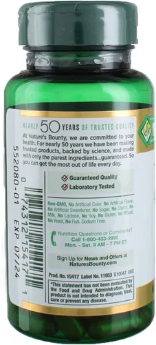 Miniatura 3 de Nature's Bounty Cúrcuma 450 mg Cápsulas - 60 ct, paquete de 3