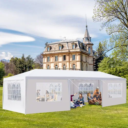 Miniatura 13 de Toldo de Gazebo para Exteriores, Carpa para Fiestas de Boda, Tienda de Refugio para Campamento, Refugio Instantáneo Comercial, Tienda Impermeable