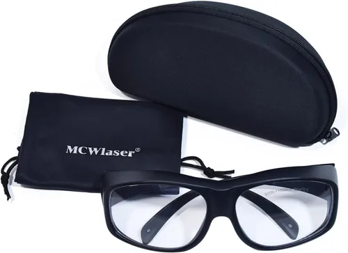 Miniatura 10 de MCWlaser Gafas de seguridad láser de CO2 10600nm 10.6um Gafas de protección para los ojos, para grabado láser de CO2 Cuttinge Beauty EP-25