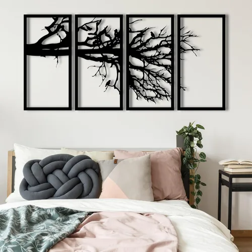 Miniatura 4 de Arte de pared de metal árbol de la vida, decoración de pared de metal árbol de la vida, arte de pared de metal para árbol genealógico, decoración