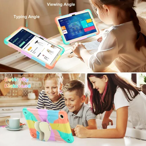 Miniatura 3 de HOGENL Funda para Samsung Galaxy Tab A9+/A9 Plus de 11 pulgadas 2023, funda protectora para tableta Galaxy Tab A9+ para niños y niñas con correa