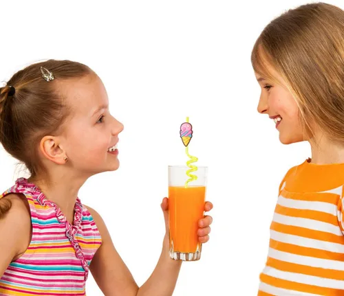 Miniatura 6 de Pajitas reutilizables para helados, suministros de fiesta, 24 piezas de plástico para cupcakes, divertidos, lindos, largos, locos, tontos