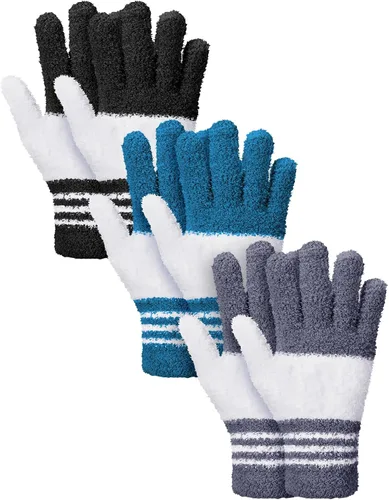 Miniatura 30 de Patelai 12 pares de guantes de microfibra para limpiar plantas de interior, persianas, muebles, casa (colores surtidos, medianos)