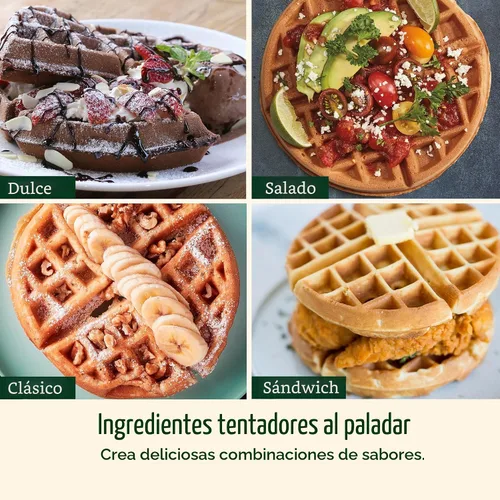 Miniatura 6 de Cuisinart WAF-F40NAS - Máquina de gofres belga de doble volteo