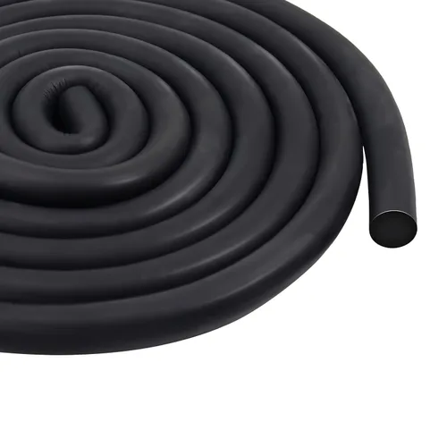 Storystore Varilla trasera de 1/2 pulgada de diámetro x 16.4 pies de longitud, color negro, EPDM, barra de refuerzo de espuma para huecos y juntas,